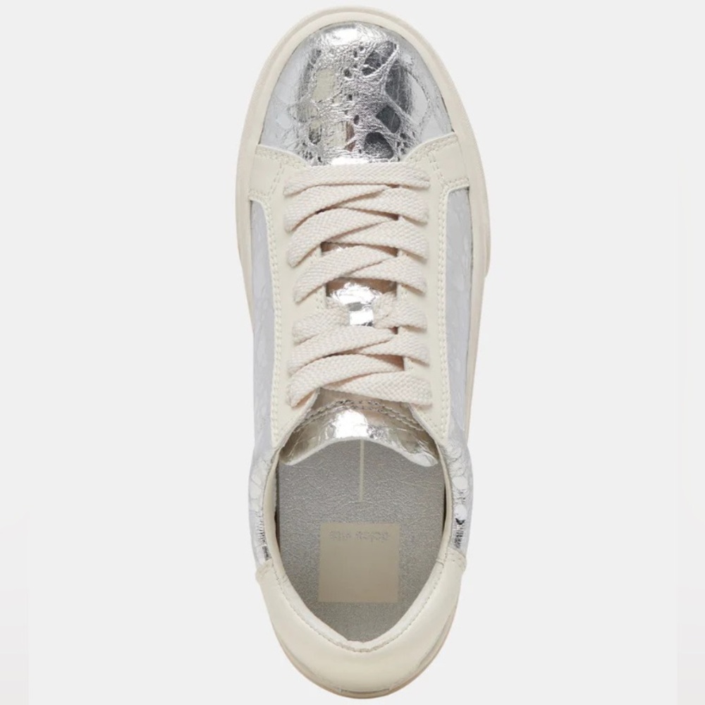 ✨ Dolce Vita Zayn 360 Platform Sneakers – Silver (Size 9.5, Pristine Condition)